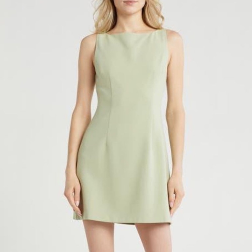 Wayf Sage Mini Dress